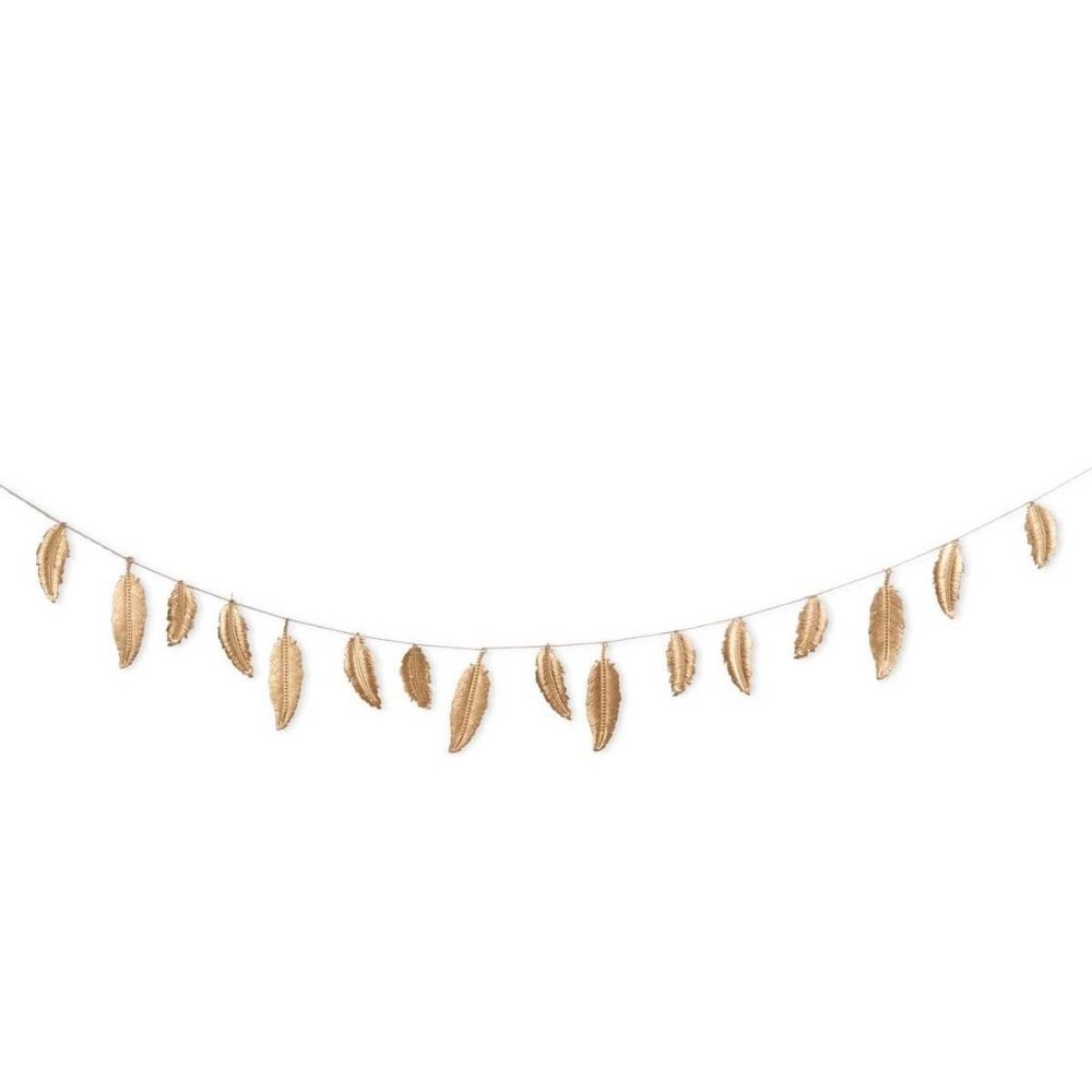 Gold Feather Garland
